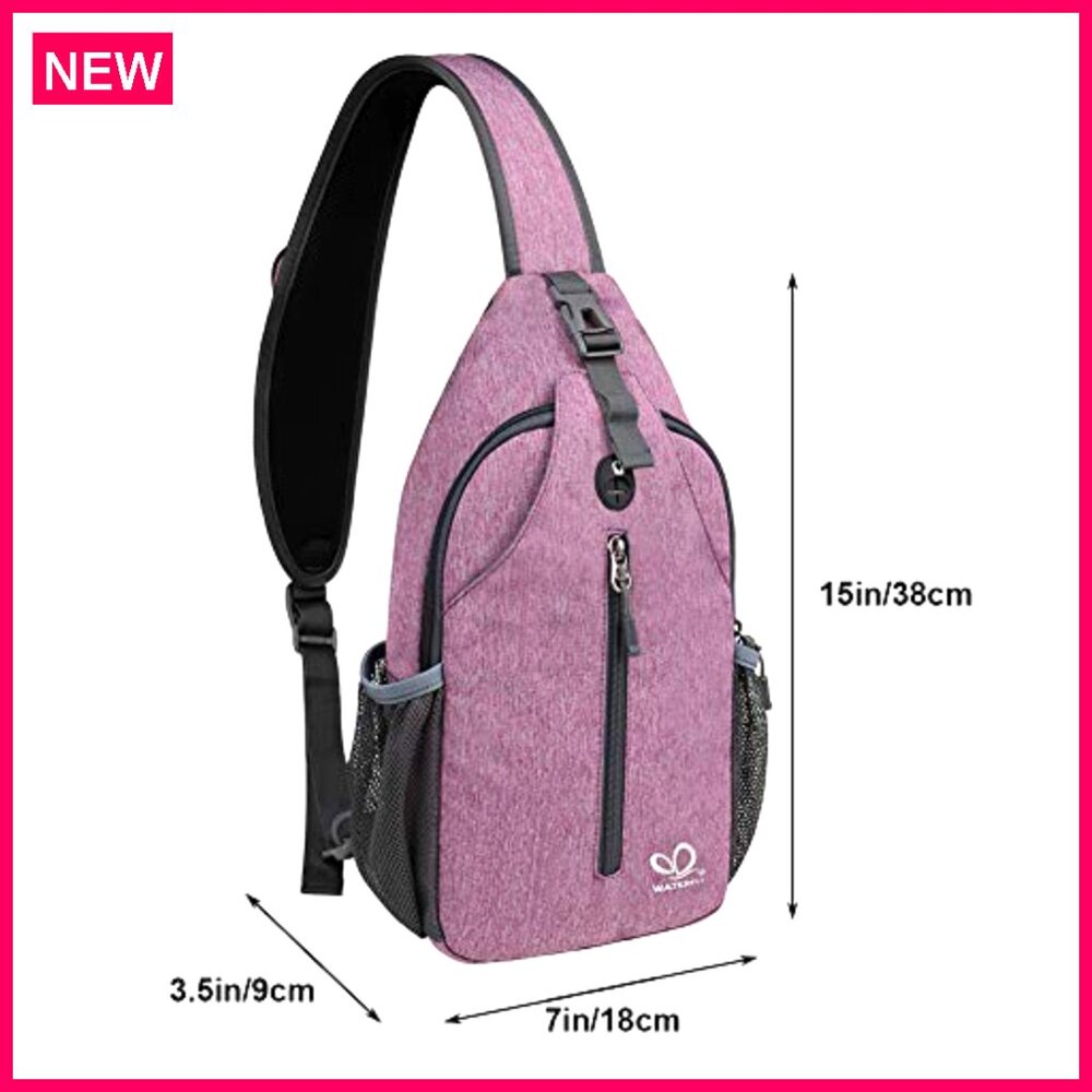 Polyester Crossbody Sling Backpack, Adjustable St… - image 4